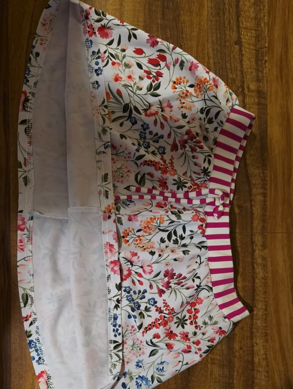 Oscar de la Renta White Swim Top and Skirt Size 8Y